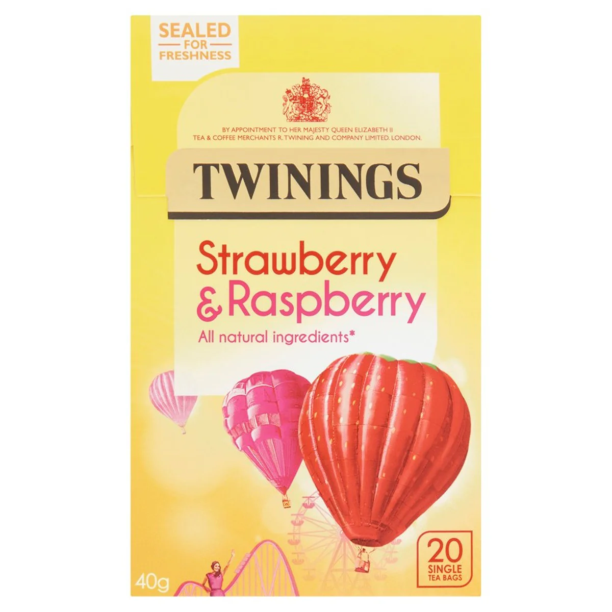 Twinings - Strawberry & Raspberry Tea - 20 Tea Bags