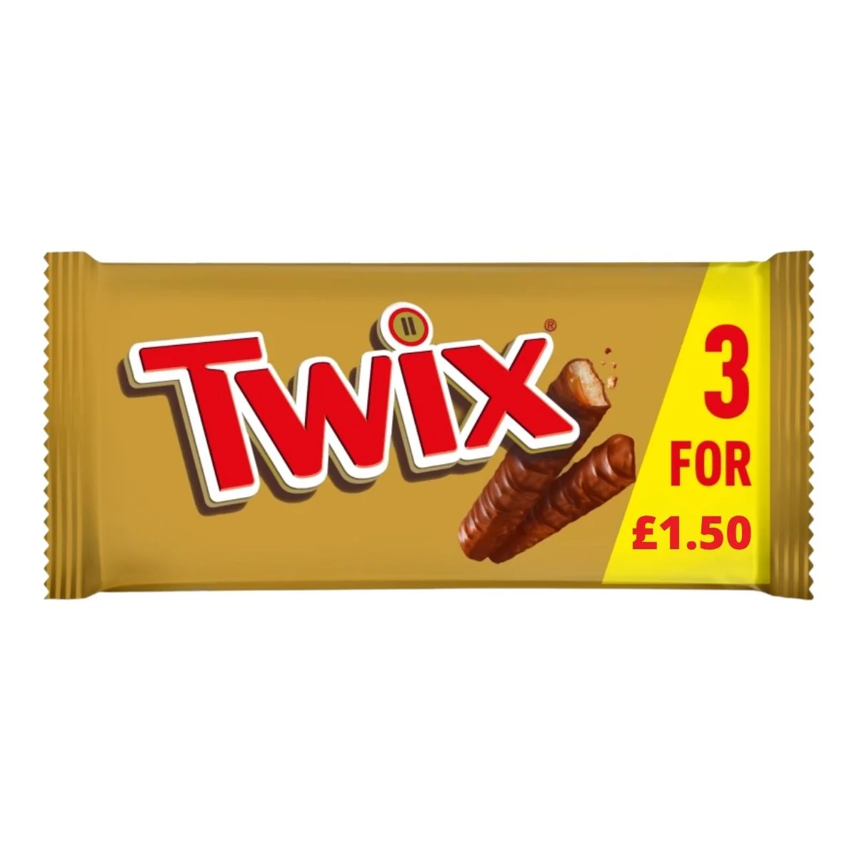 Twix - Milk Chocolate Covered Caramel & Biscuit - 120g