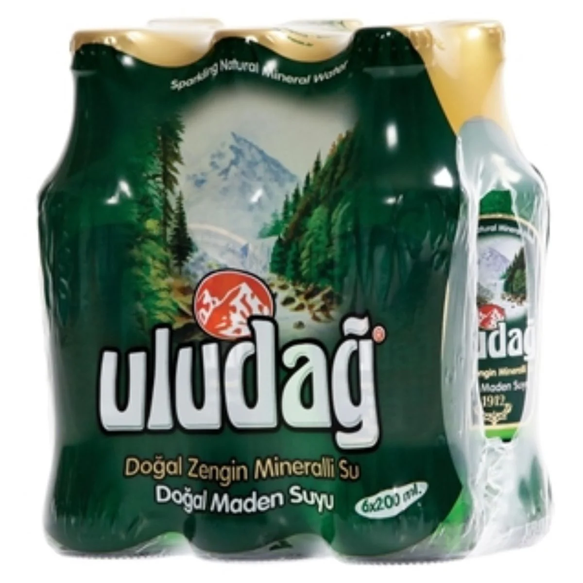 Uludag - Natural Sparkling Mineral Water - 6 x 200ml
