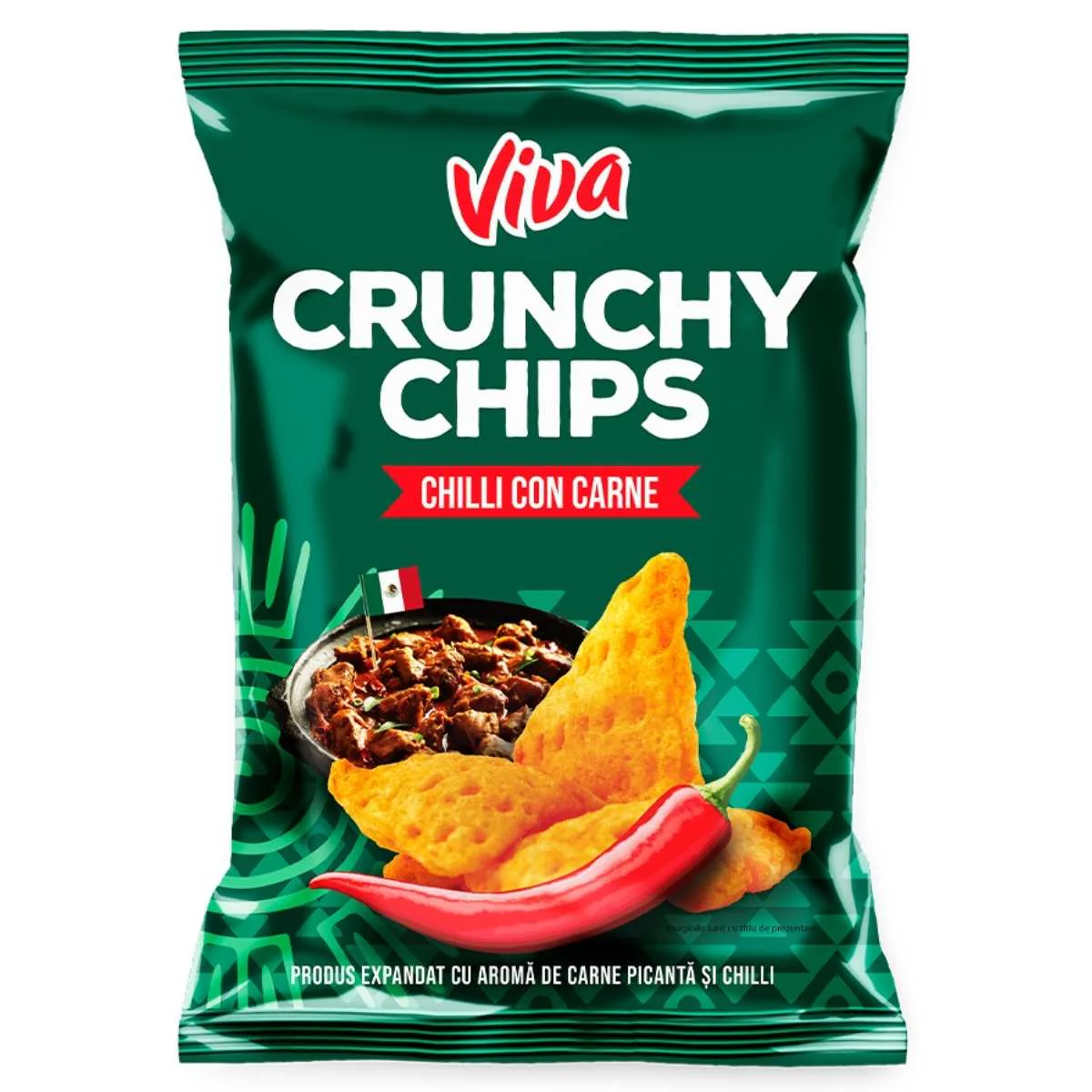 Viva - Crunchy Chips Chilli Con Carne Crisps - 100g
