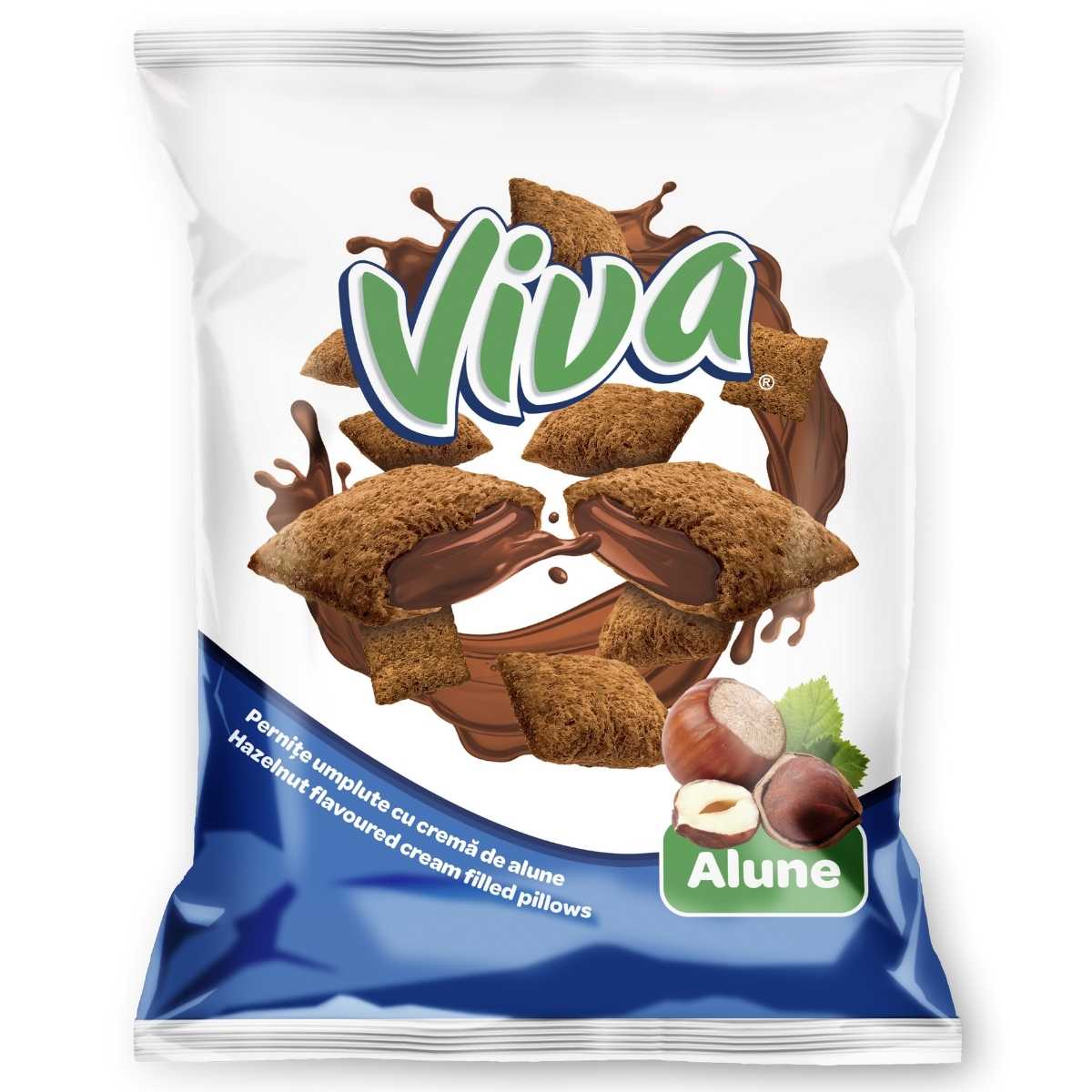 Viva - Square Snacks with Hazelnut Chocolate Cream Filling - 200g