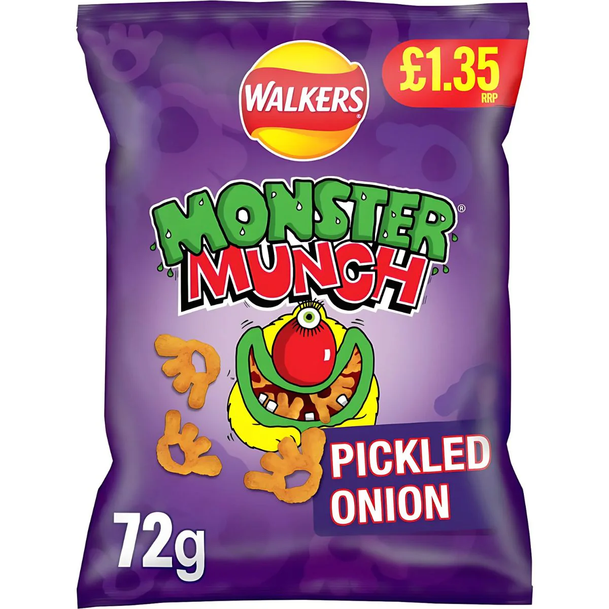 Walkers - Monster Munch Pickled Onion Crisps - 72g