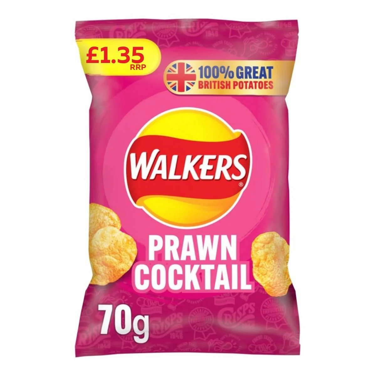 Walkers - Prawn Cocktail Crisps - 70g