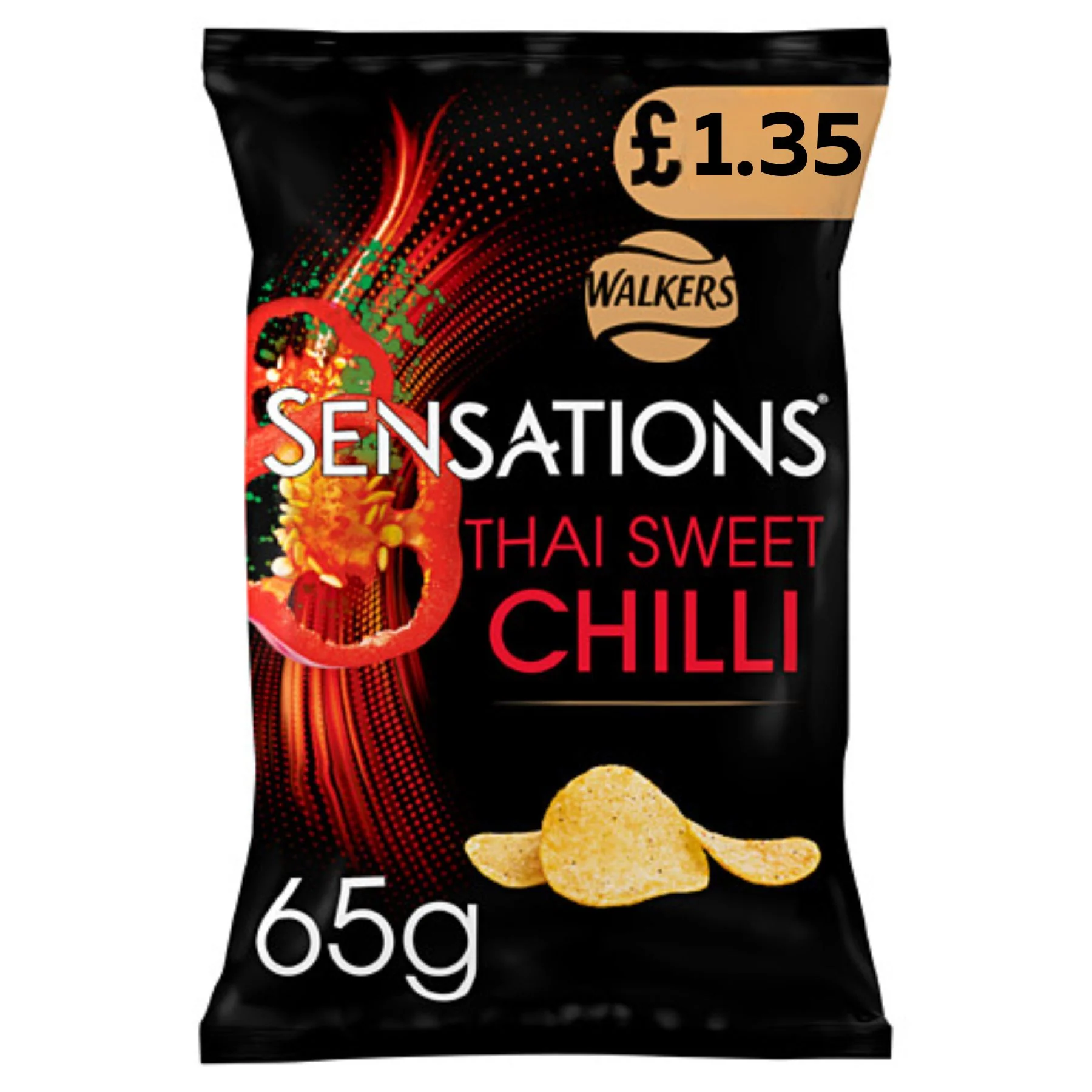 Walkers - Sensations Thai Sweet Chilli Crisps - 65g