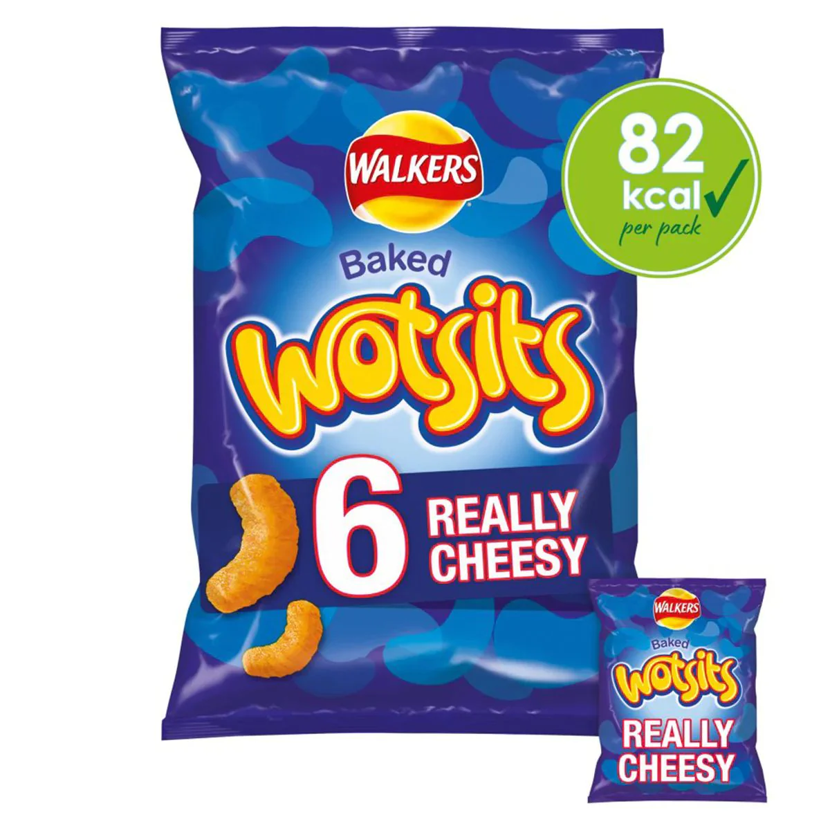 Walkers - Wotsits Cheese Snacks - 6x16.5g