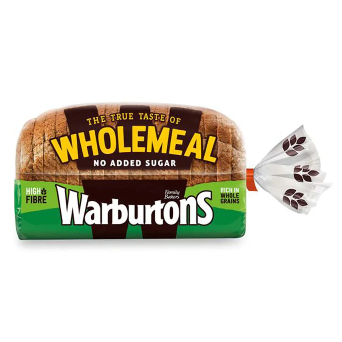 Warburtons - Sugar Free Wholemeal Bread - 800g