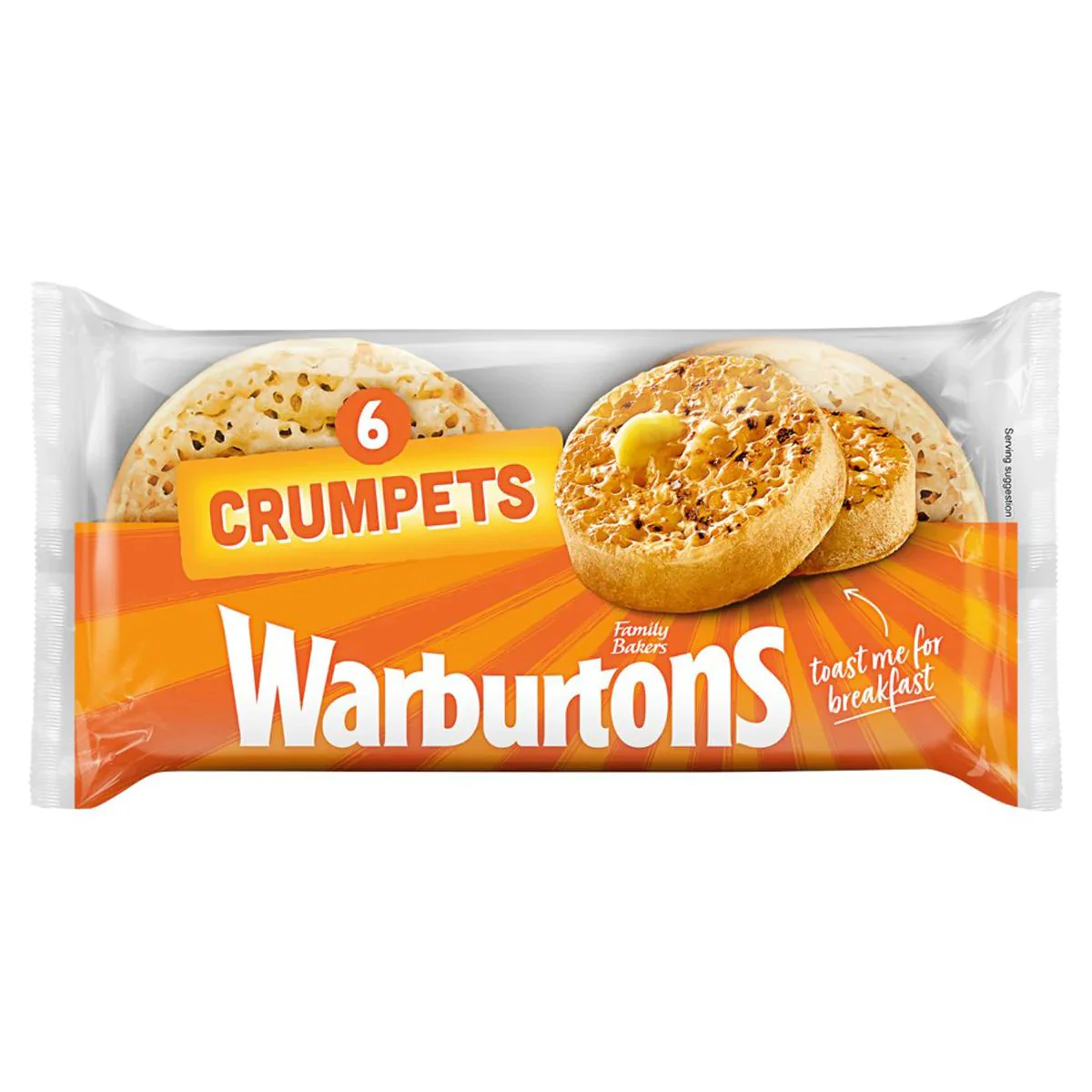 Wartburtons - Crumpets - 6 Pack