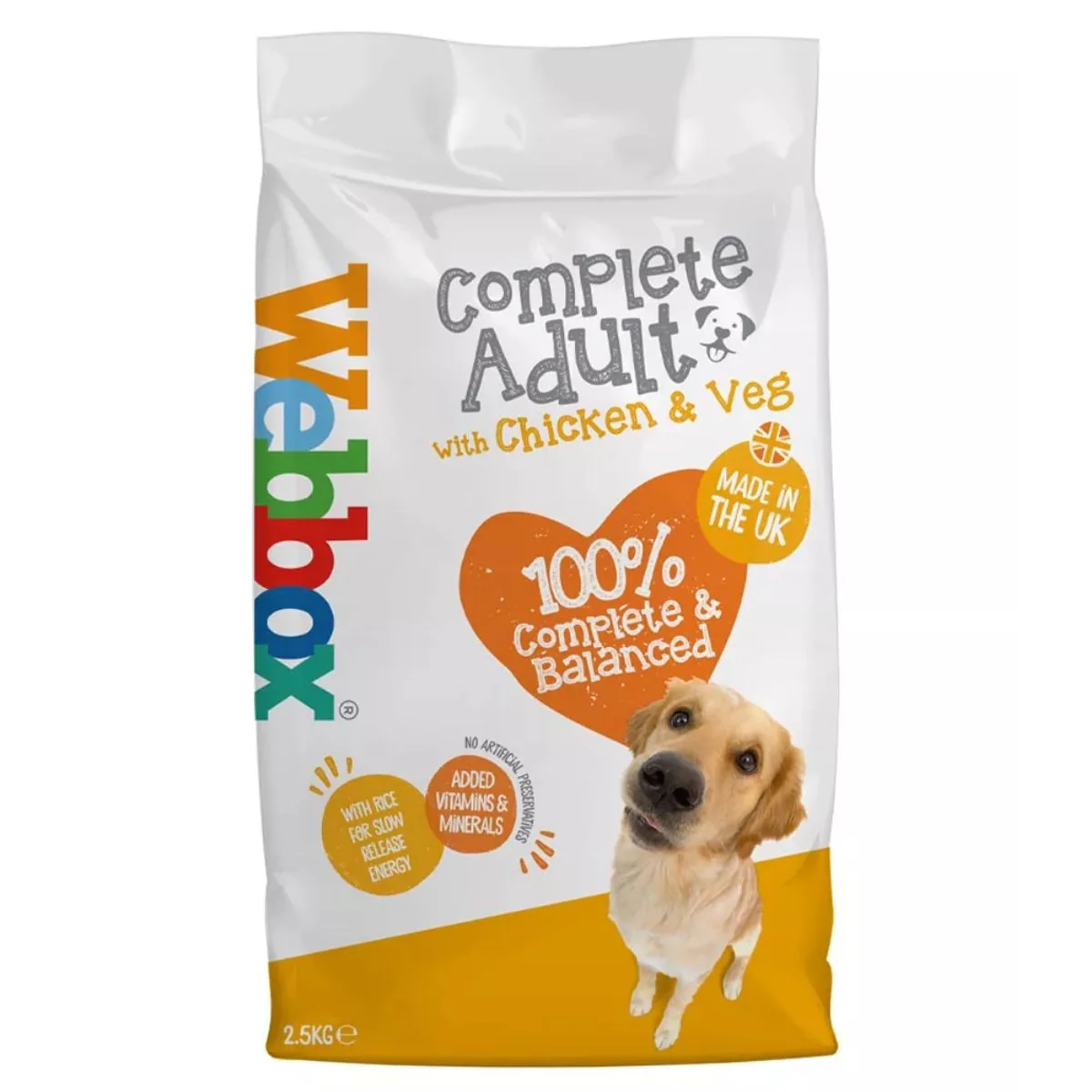 Webbox - Worker Complete With Chicken Dog Food - 2kg
