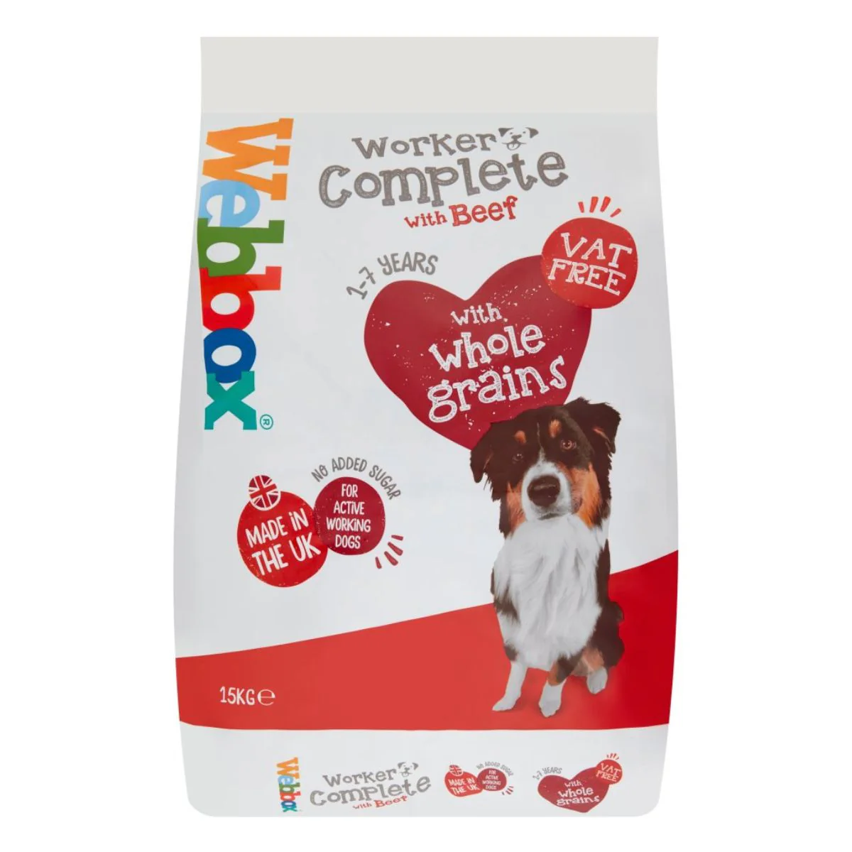Webbox - Worker Complete with Beef 1-7 Years - 15kg