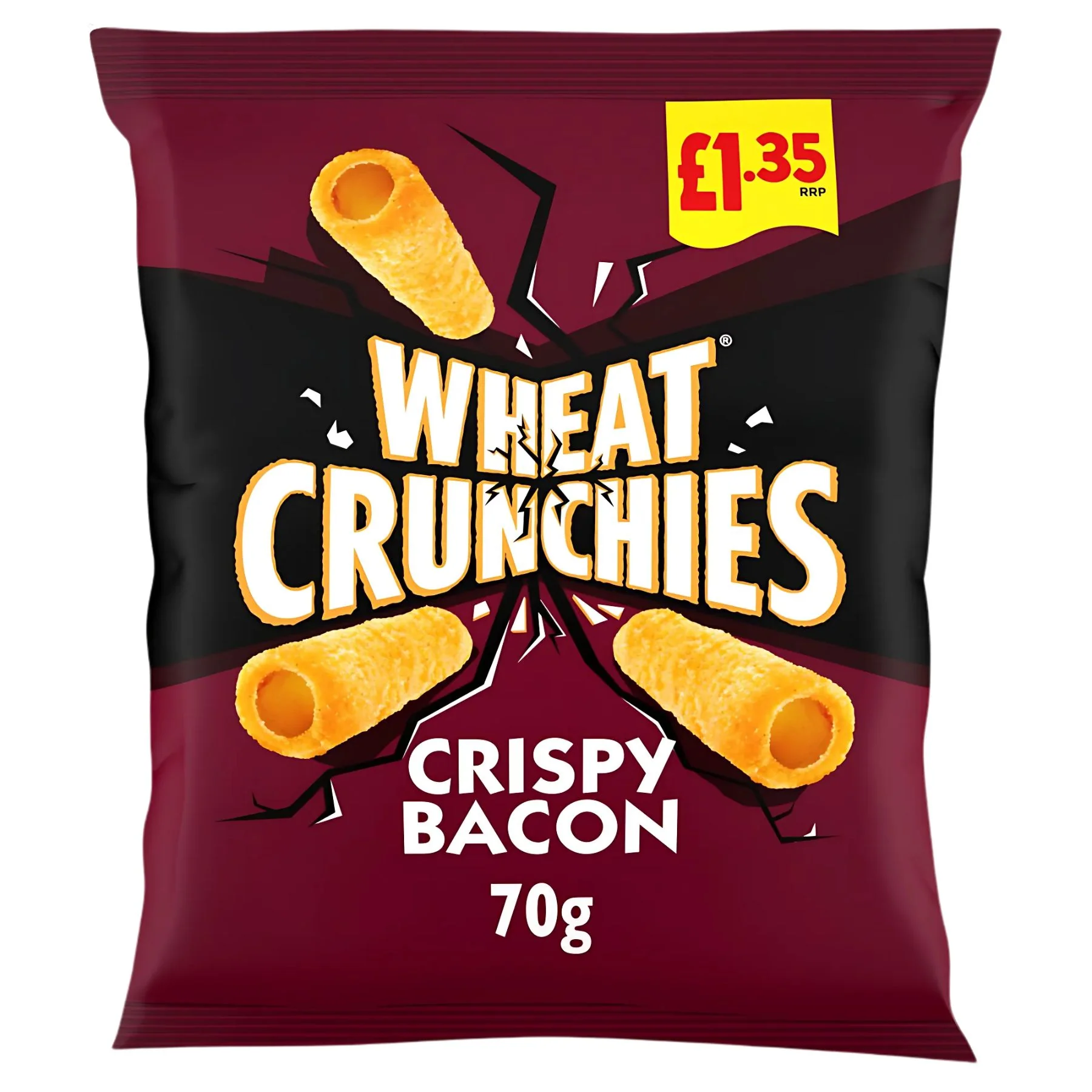 Wheat Crunchies - Bacon Crisps - 70g
