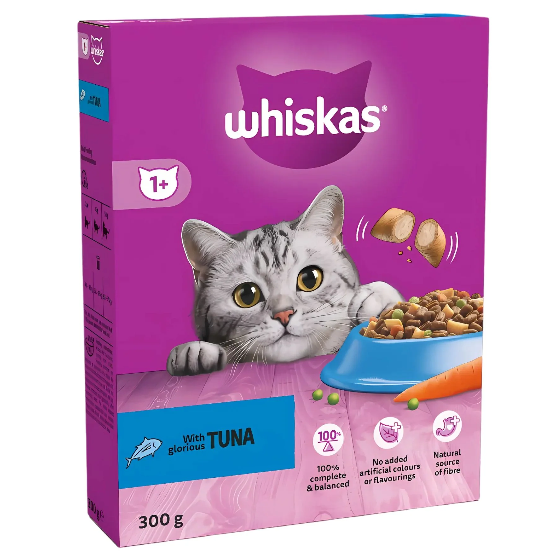 Whiskas - 1+ Adult Dry Cat Food With Tuna - 300g