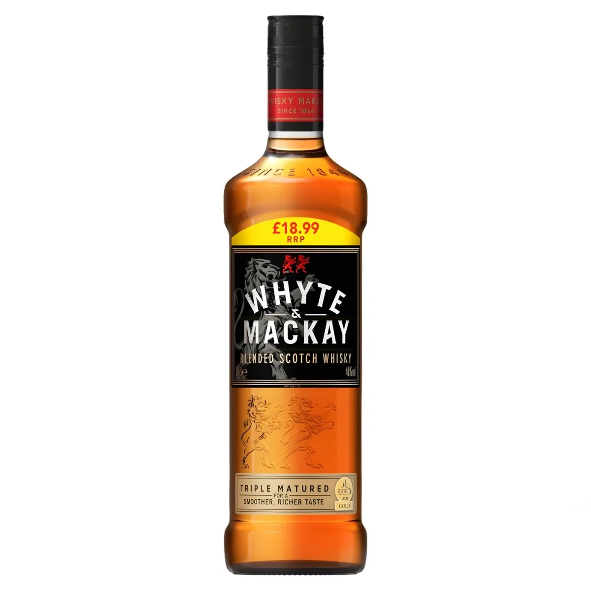 Whyte & Mackay - Blended Scotch Whisky (40% ABV) - 70cl