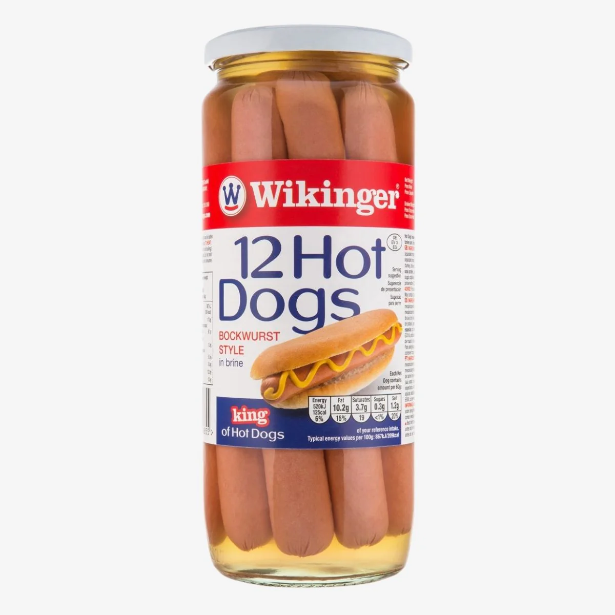 Wikinger - 12 Hot Dogs - 1030g