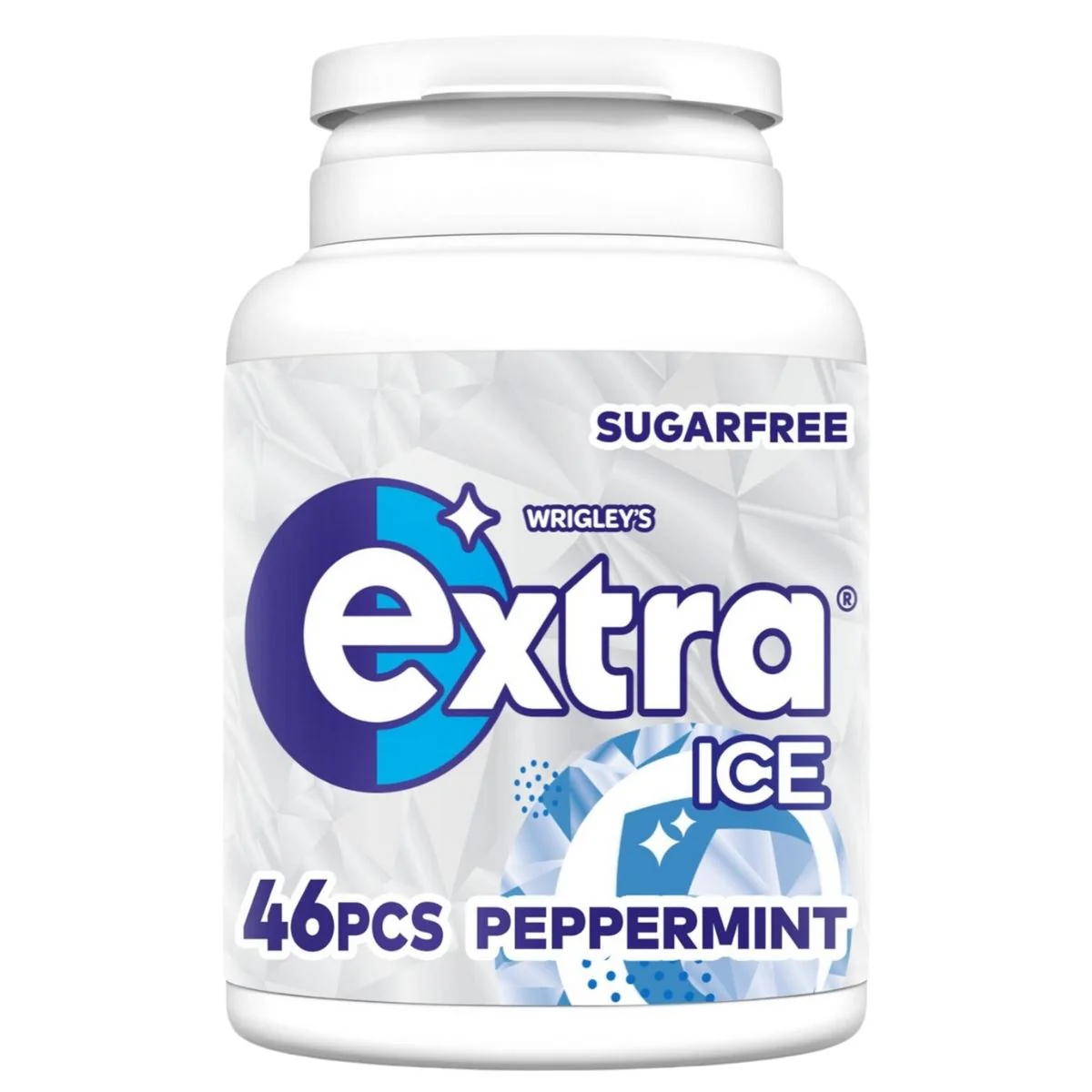 Wrigley's - Extra Tub Ice Peppermint Chewing gum - 64g