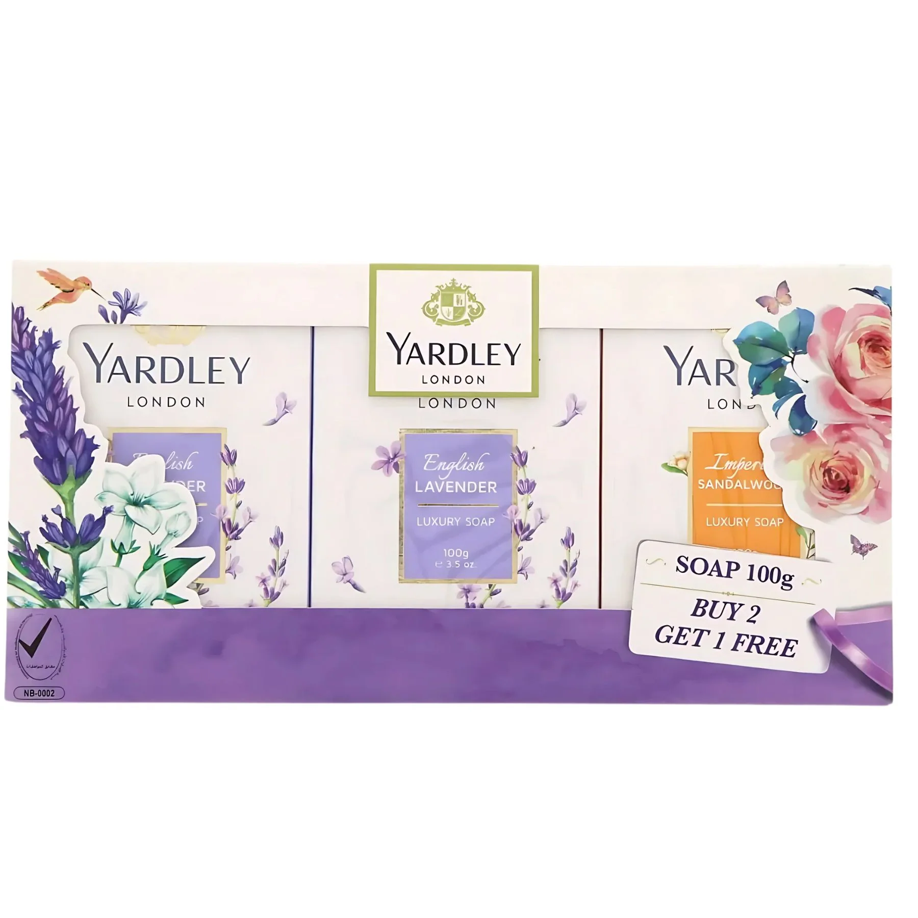 Yardley - London Ladies Luxury Soap - 3 Bars