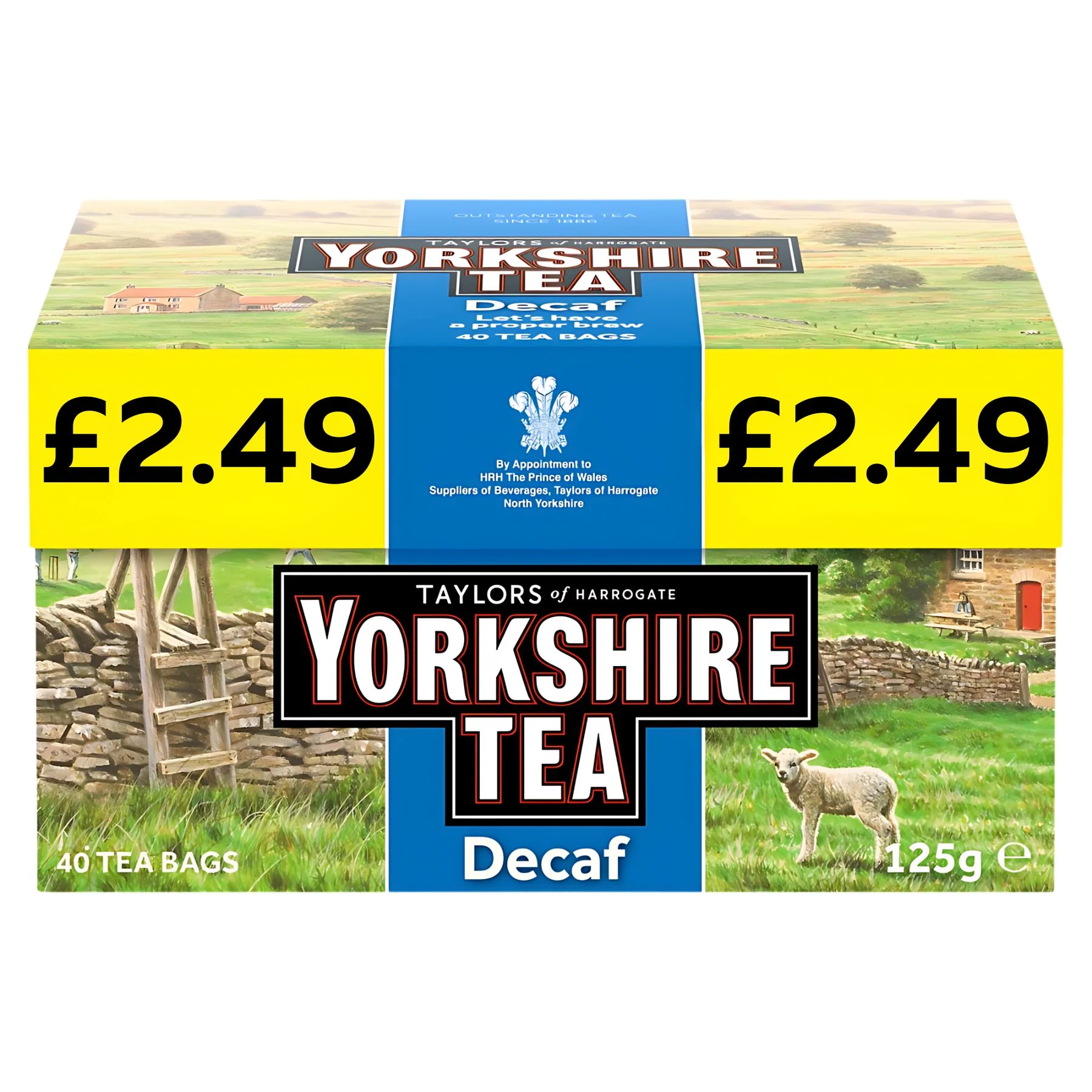 Yorkshire Tea - Decaf 40 Bags - 125g