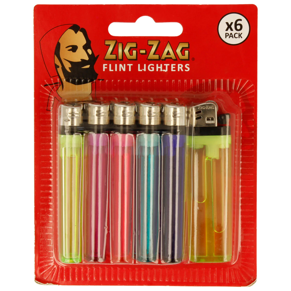 Zig-Zag - Flint Lighters - 6pcs